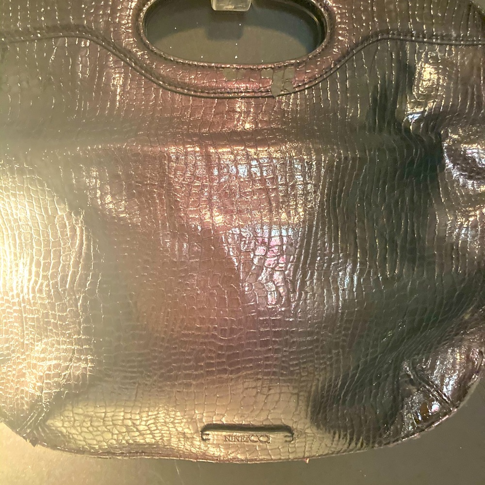 Express foldover clutch handbag